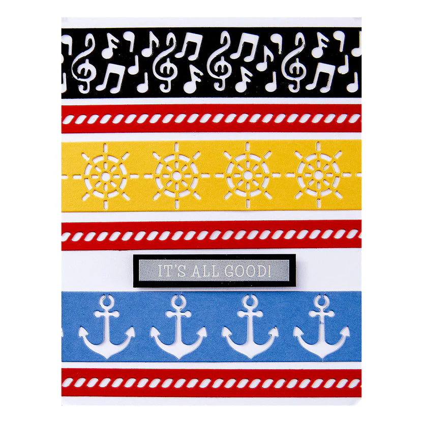 Classic Mouse Borders Etched Die Set | Classic Mouse