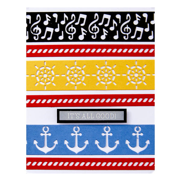 Classic Mouse Borders Etched Die Set | Classic Mouse