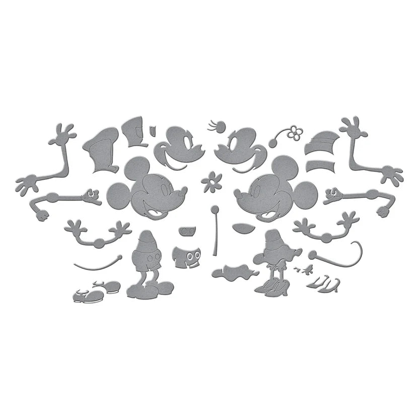 Steamboat Willie Duo Etched Die Set | Classic Mouse