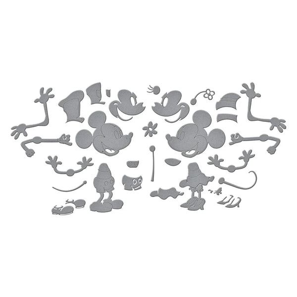 Steamboat Willie Duo Etched Die Set | Classic Mouse