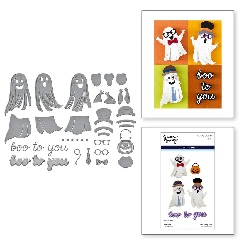 Boo Crew Etched Die Set | Simon Hurley's Spooktacular