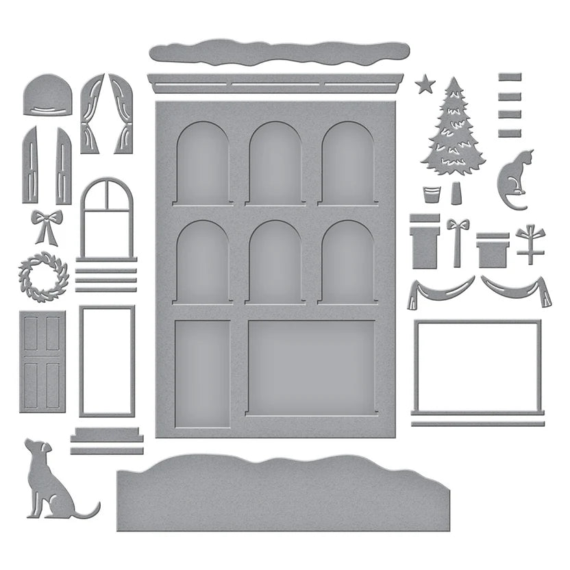 City Holiday Etched Dies | Yana Smakula's City Holiday
