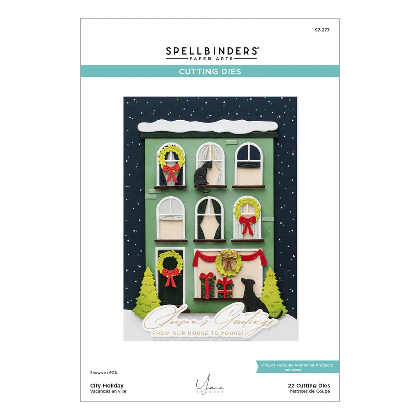 City Holiday Etched Dies | Yana Smakula's City Holiday