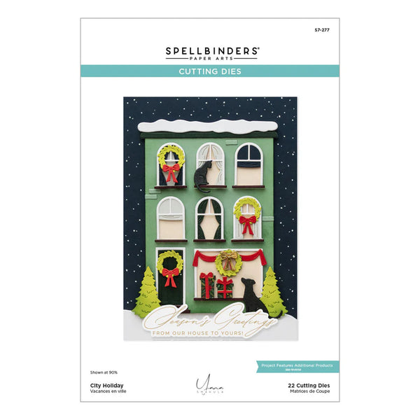 City Holiday Etched Dies | Yana Smakula's City Holiday