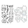 Winter Mail Critters Stamp + Die Bundle