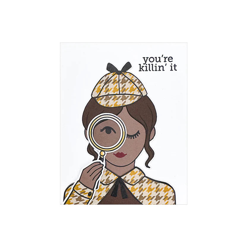 Miss Detective Stamp & Die Set | Case Closed