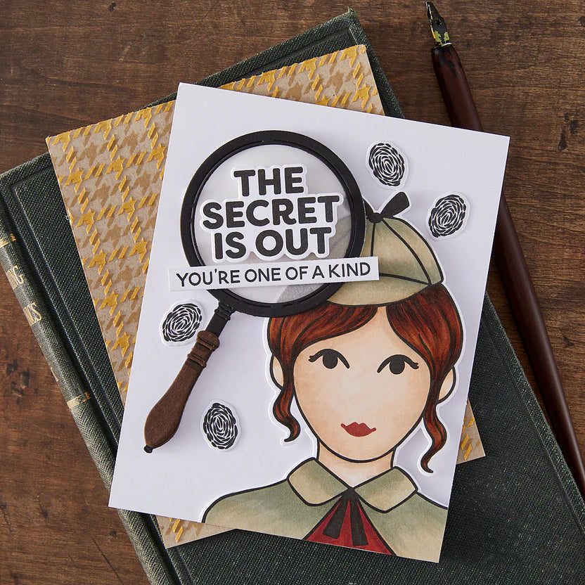 It’s No Mystery Stamp and Die Set | Case Closed
