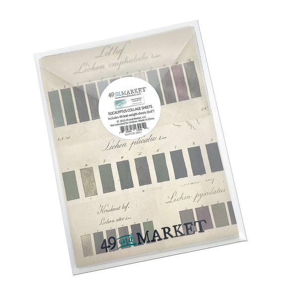 Collage Sheets 6x8 | Color Swatch: Eucalyptus