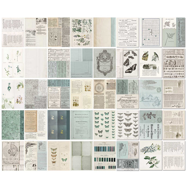 Collage Sheets 6x8 | Color Swatch: Eucalyptus