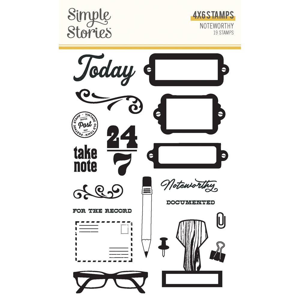 Noteworthy 4x6 Stamp Set