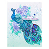 Elegant Peacock Press Plate + Die Set | Dawn Bibby's Peacock Paradise