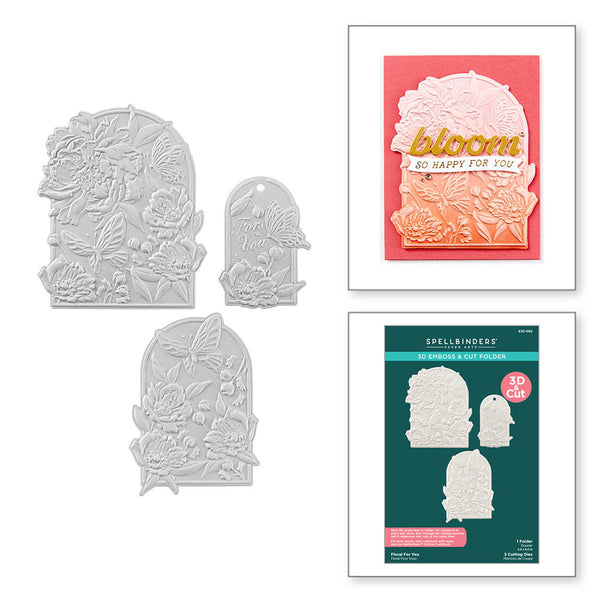 Floral For You Emboss + Cut Folder | 3D Botanical Collection