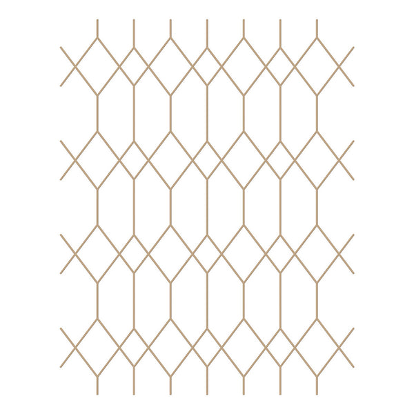 Geometric Diamond Background Hot Foil Plate {Glimmer} | Sealed Collection