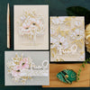 Hello, Friend Sentiments Hot Foil Plate {Glimmer} | Yana Smakula's Anemone Blooms Collection