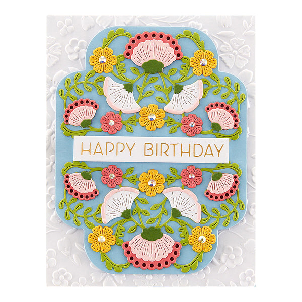 Four Petal Bloom Etched Die Set | Four Petal Collection