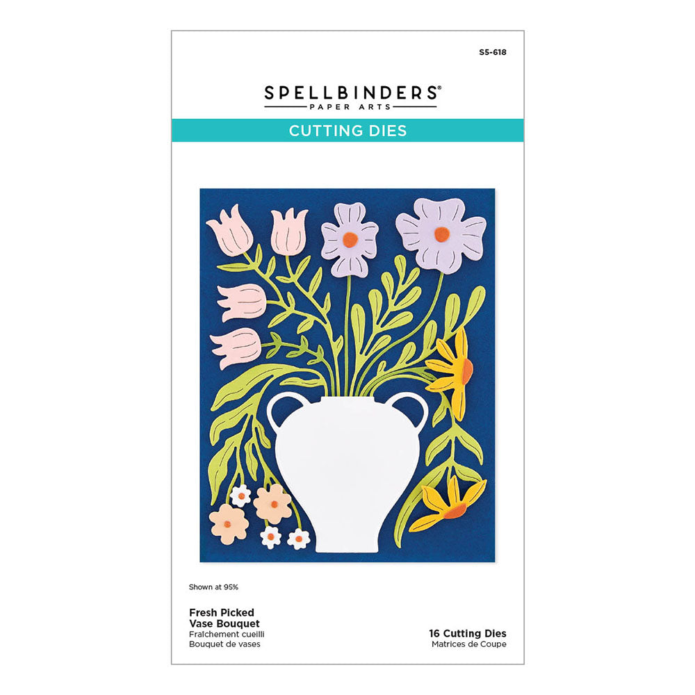 Fresh Picked Vase Etched Die Set | Fresh Picked Collection