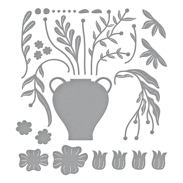 Fresh Picked Vase Etched Die Set | Fresh Picked Collection