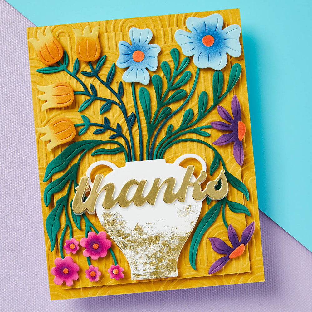 Fresh Picked Vase Etched Die Set | Fresh Picked Collection
