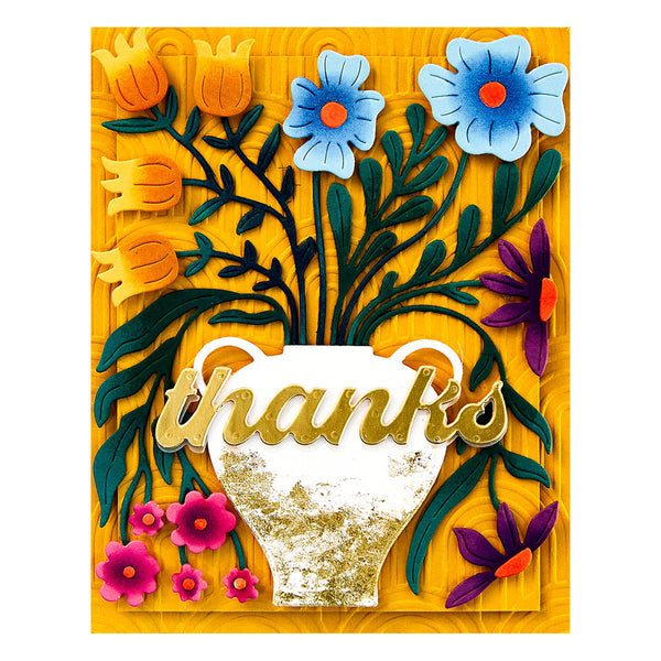 Fresh Picked Vase Etched Die Set | Fresh Picked Collection