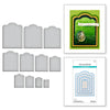 Scallop Labels + Tag Etched Die Set | 3D Botanical Collection