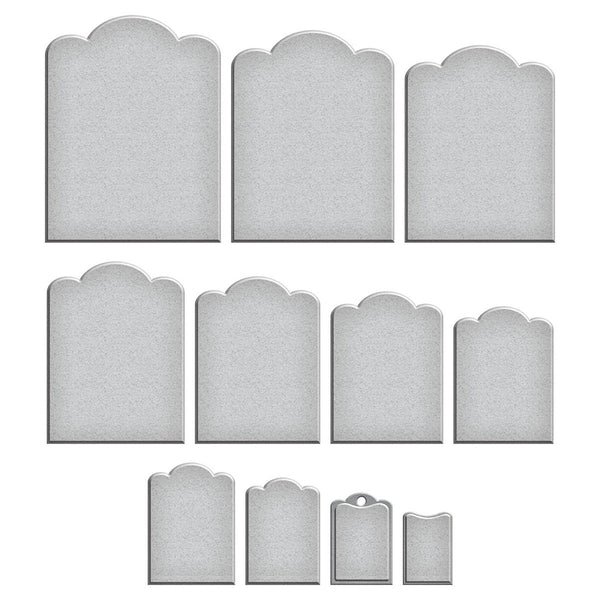 Scallop Labels + Tag Etched Die Set | 3D Botanical Collection