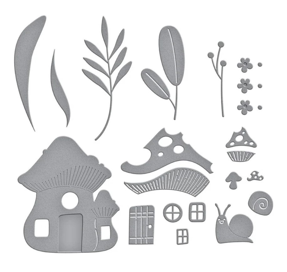 Mushroom Mansion Etched Die Set | Out and About Collection