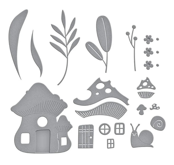 Mushroom Mansion Etched Die Set | Out and About Collection
