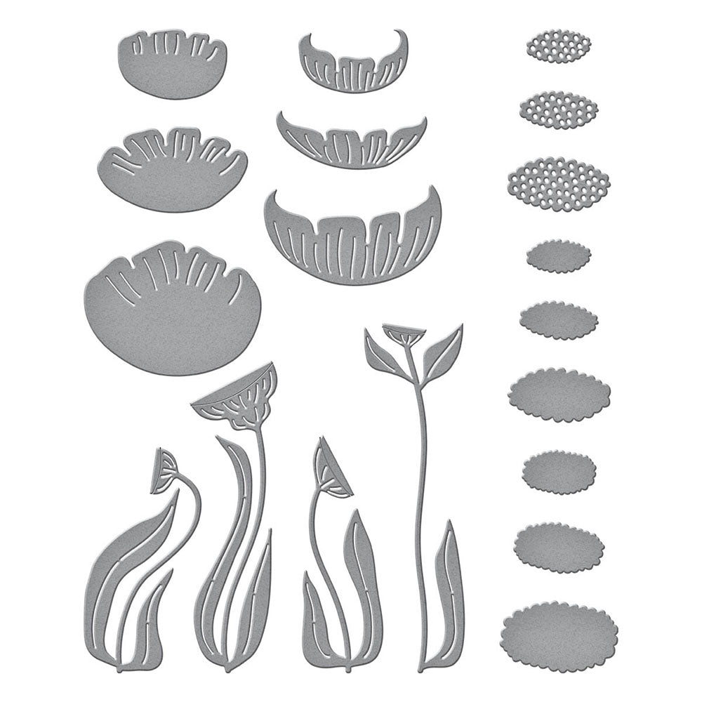 Fresh Picked Anemones Etched Die Set | Fresh Picked Collection