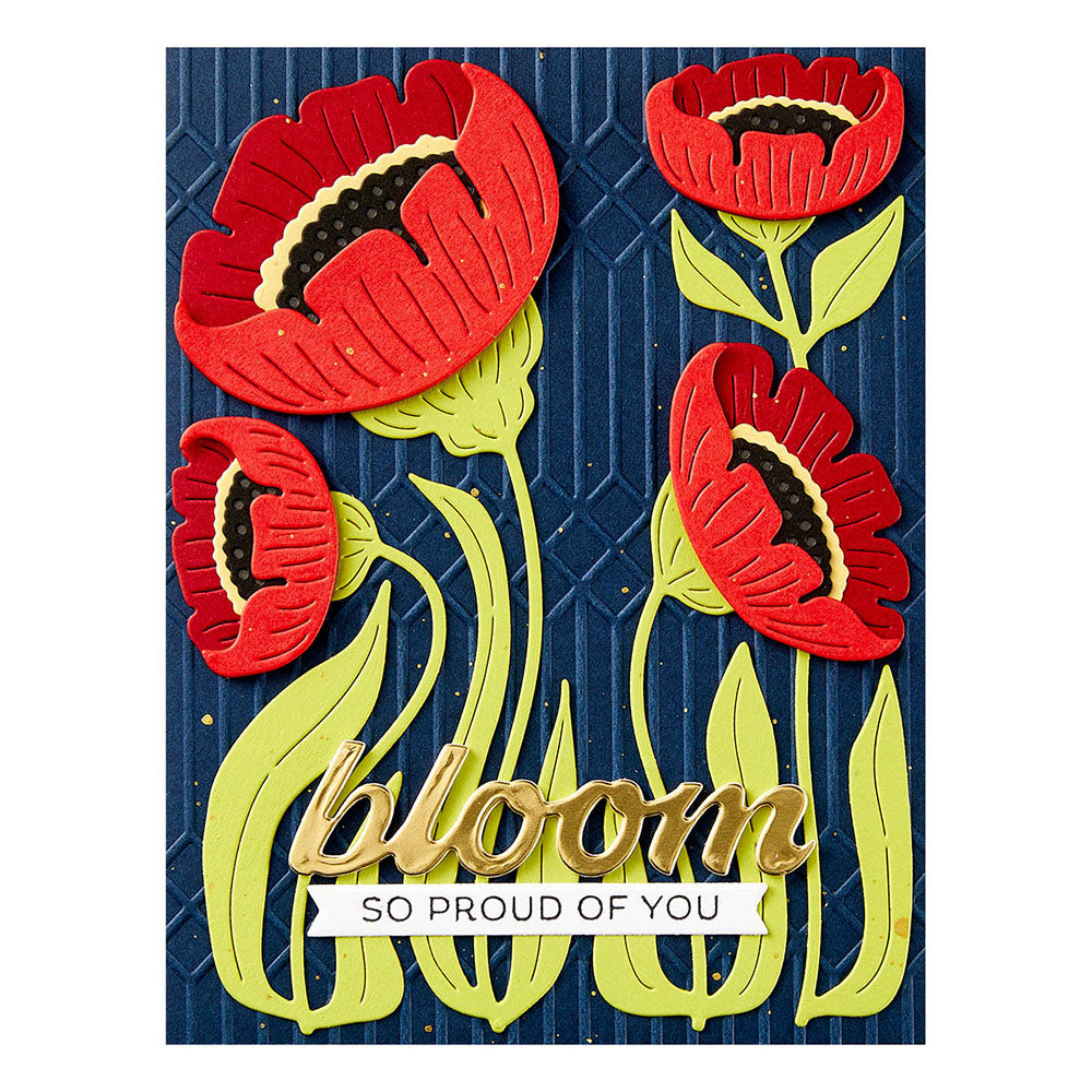 Fresh Picked Anemones Etched Die Set | Fresh Picked Collection