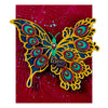 Peacock Butterfly Etched Die Set | Peacock Paradise by Dawn Bibby