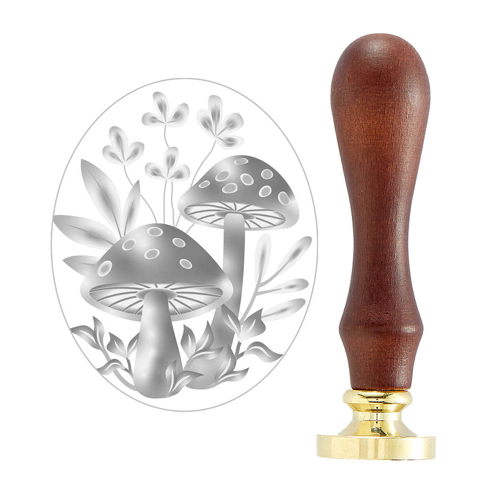 Forest Mushrooms Wax Seal Stamp | 3D Botanical Collection