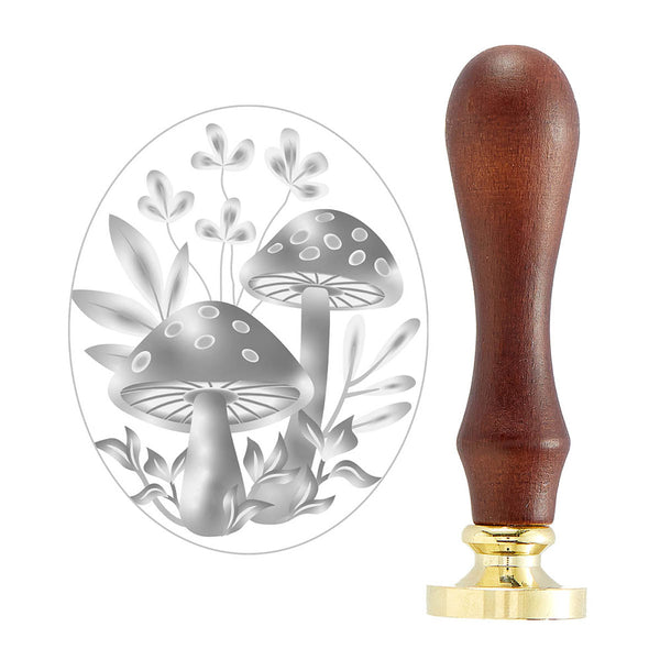 Forest Mushrooms Wax Seal Stamp | 3D Botanical Collection
