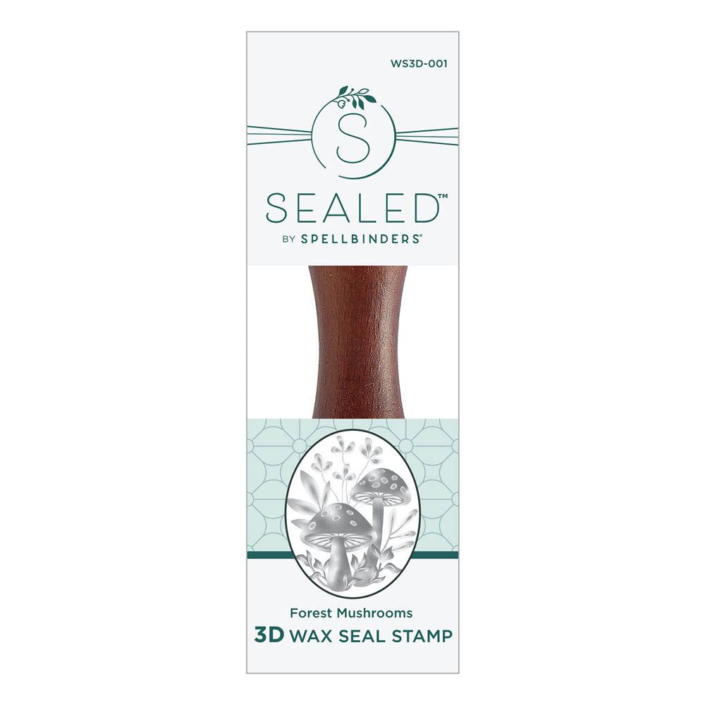 Forest Mushrooms Wax Seal Stamp | 3D Botanical Collection