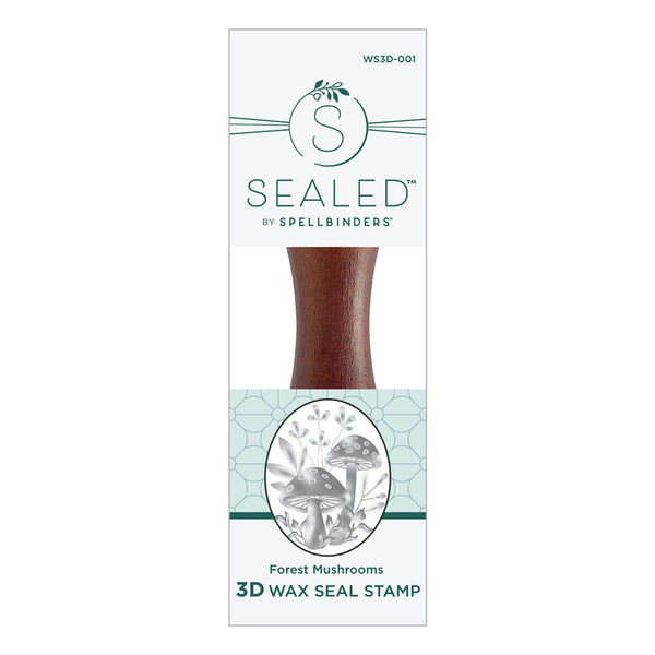 Forest Mushrooms Wax Seal Stamp | 3D Botanical Collection