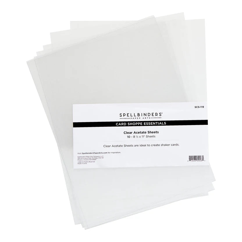 Clear Acetate Sheets | Card Shoppe Essentials