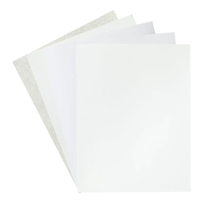 Antique White Assorted 8.5x11 Treasured Cardstock 15pk