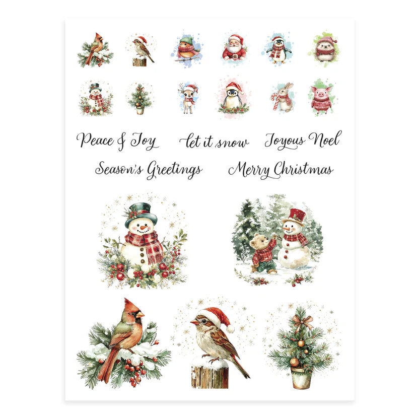 Holiday Magic Rub-ons