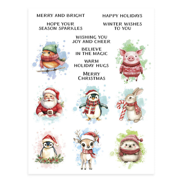 Holiday Magic Rub-ons