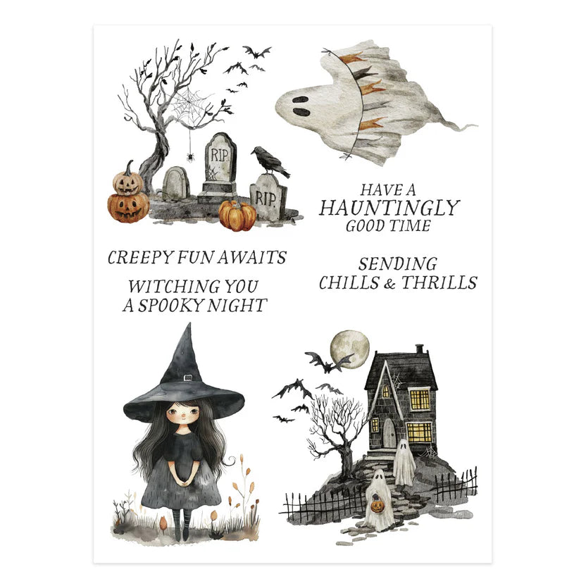 Stay Spooky Rub-on Sheet Set