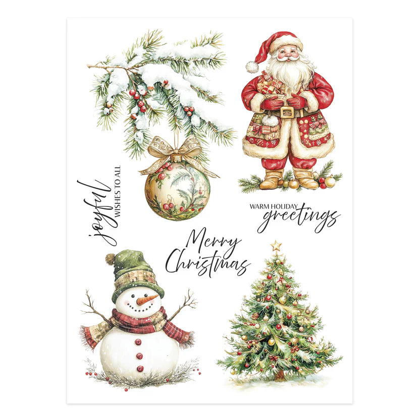 Joyful Wishes Rub-ons