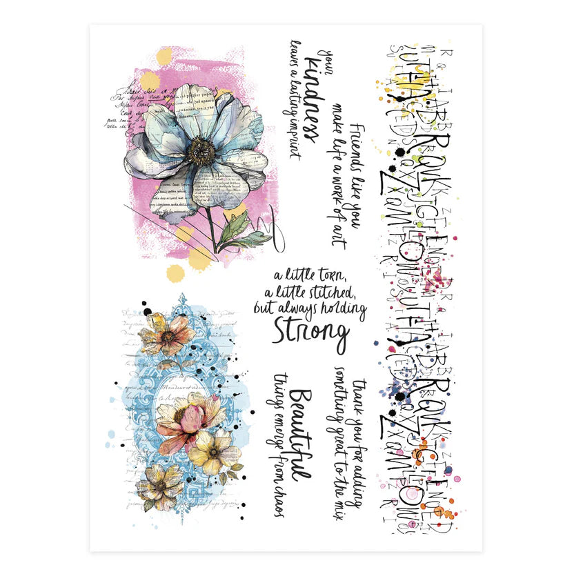 Beautifully Imperfect Rub-on Transfers
