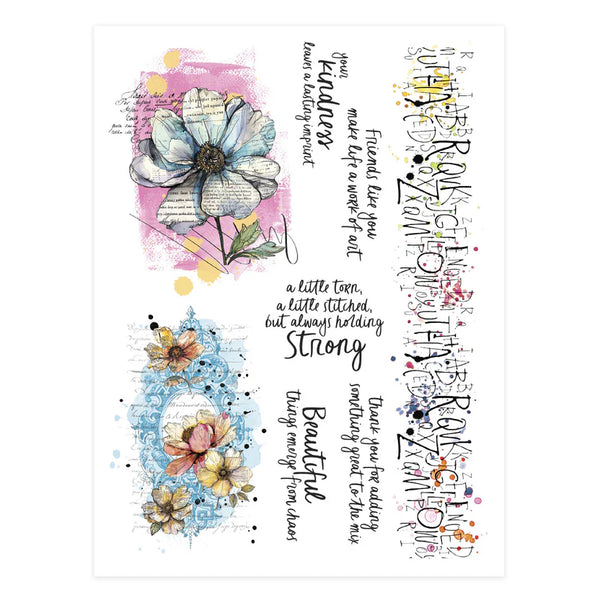 Beautifully Imperfect Rub-on Transfers