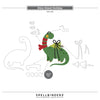 Dino-Sized Holiday Clear Stamp + Die Set | Independent Exclusive