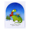 Dino-Sized Holiday Clear Stamp + Die Set | Independent Exclusive