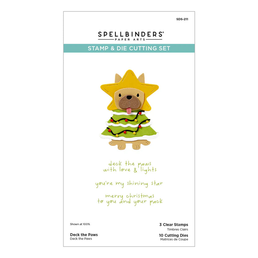 {coming soon!} Deck the Paws Clear Stamp + Die Set | Merry Mischief