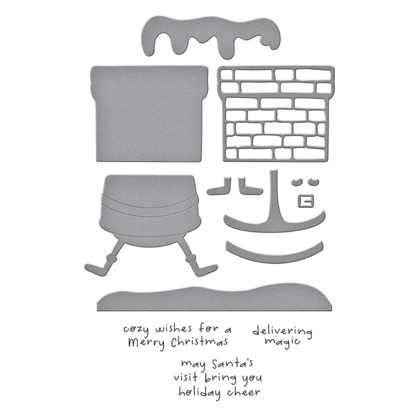 {coming soon!} Chimney Caper Clear Stamp + Die Set | Merry Mischief