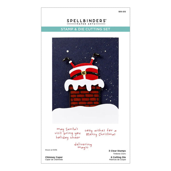 {coming soon!} Chimney Caper Clear Stamp + Die Set | Merry Mischief