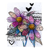 Sculpted Scripted Floral Stamp + Die Set