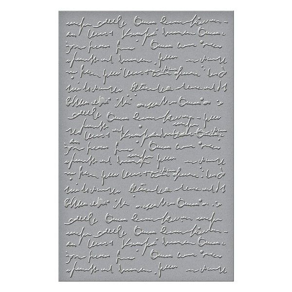Scribbled Letter Embossing Folder | Dina Wakley