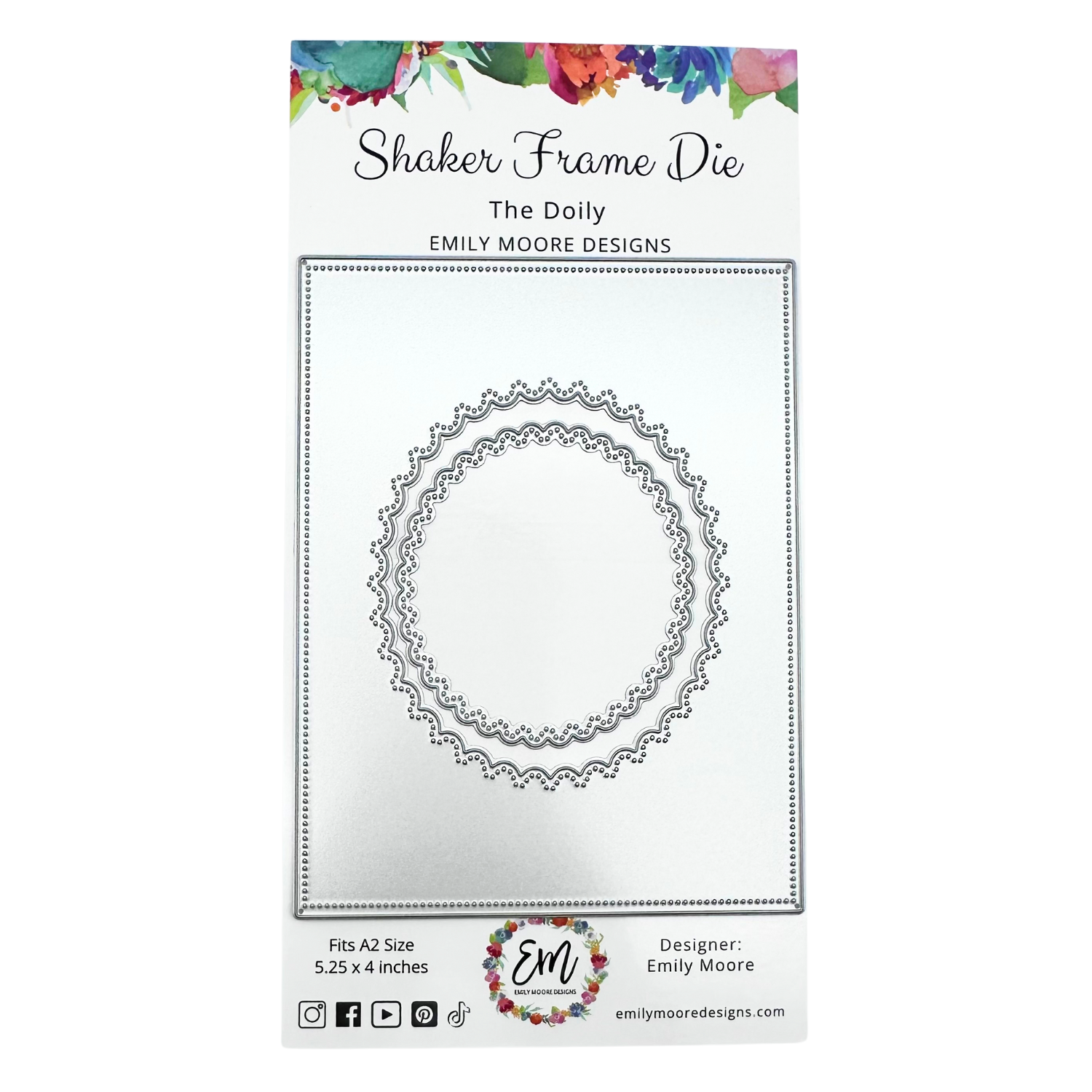 Doily Shaker Frame Die
